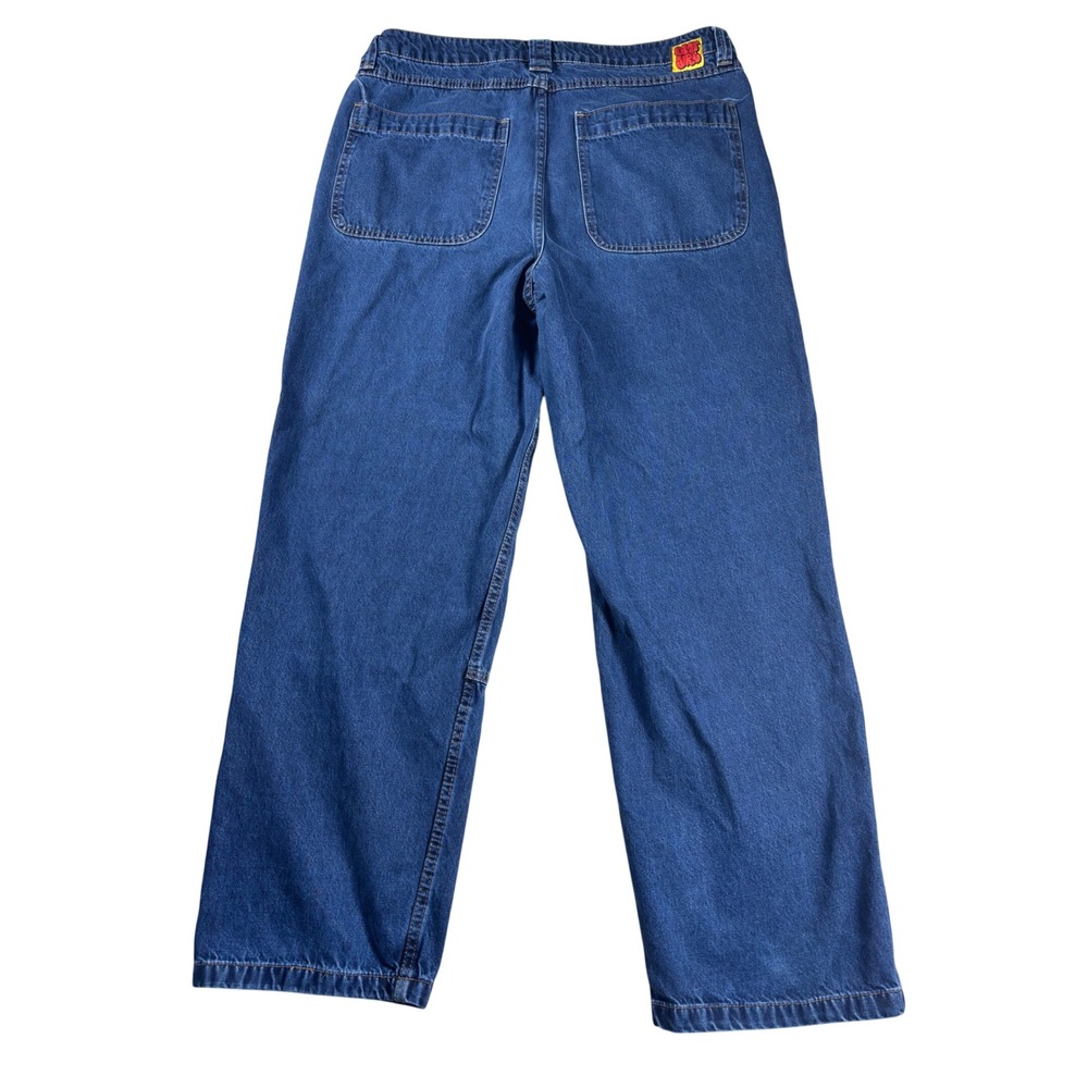 Empyre Loose Fit Skate Jeans Blue Denim Mens Baggy Streetwear Y2K Relaxed 36x30 - Picture 2 of 9